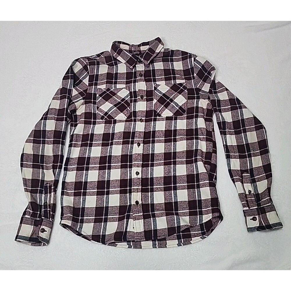 Sonoma Womens XL Button Up Flannel Top